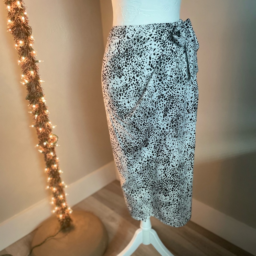 BW Leopard Silk Skirt